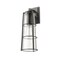Z-Lite Helix 1 Light Outdoor Wall Sconce, Black And Clear Seedy 591B-BK - alternate 4